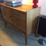 French vintage buffet oak furniture 50/60