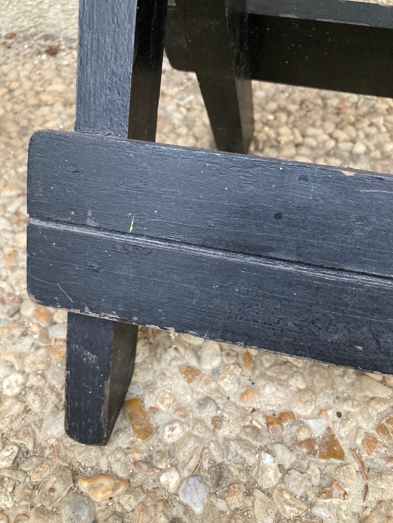 Folding stool in vintage canning