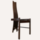 Steam bent Arts and Crafts oak organic shaped revival chair, 1960s - 1970s