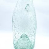 Carafe en verre soufflé bouche Biot