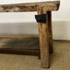 Old wooden craft workbench