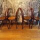 4 Fischel 18 bistro chairs in bent wood