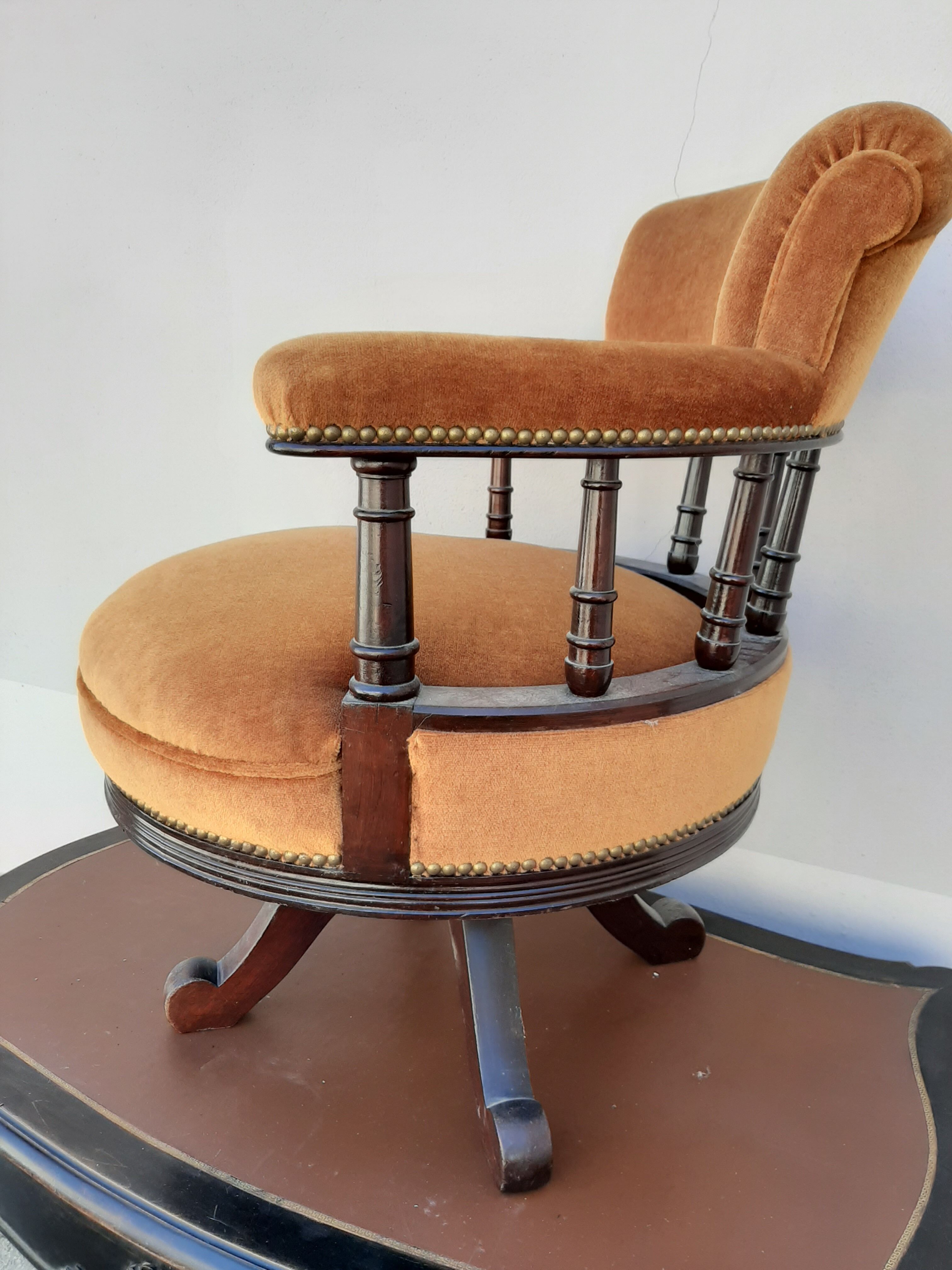 Old century office armchair 20th