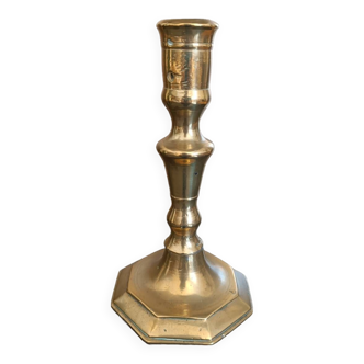 Haute Epoque bronze candle holder