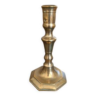Haute Époque bronze candlestick