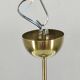 Josef Hurka Art Deco UFO Chandelier, Czechoslovakia 1930s