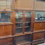 Modular library MD design 1975 mahogany