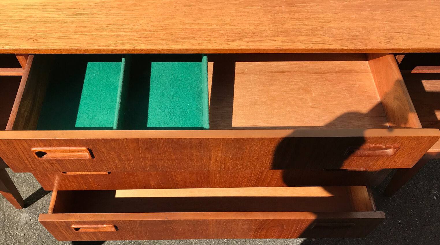 Teak sideboard, Scandinavian design from the 1960s