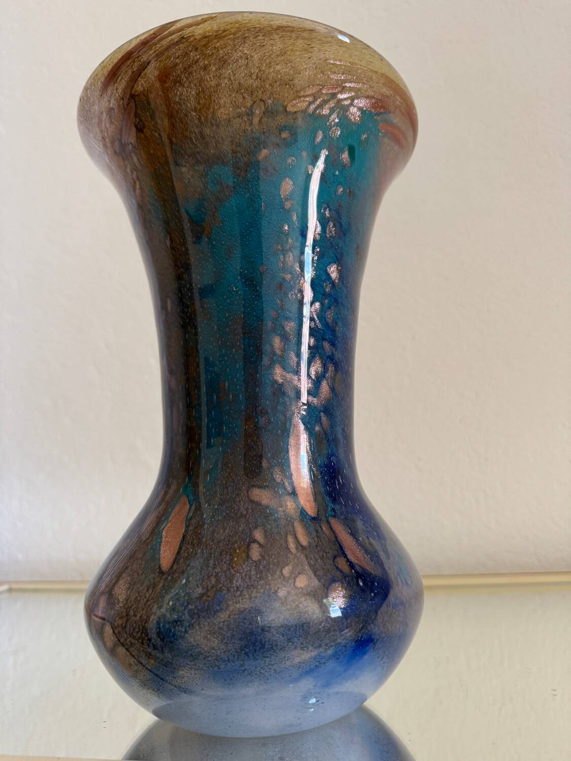 Murano glass vase from the 80s