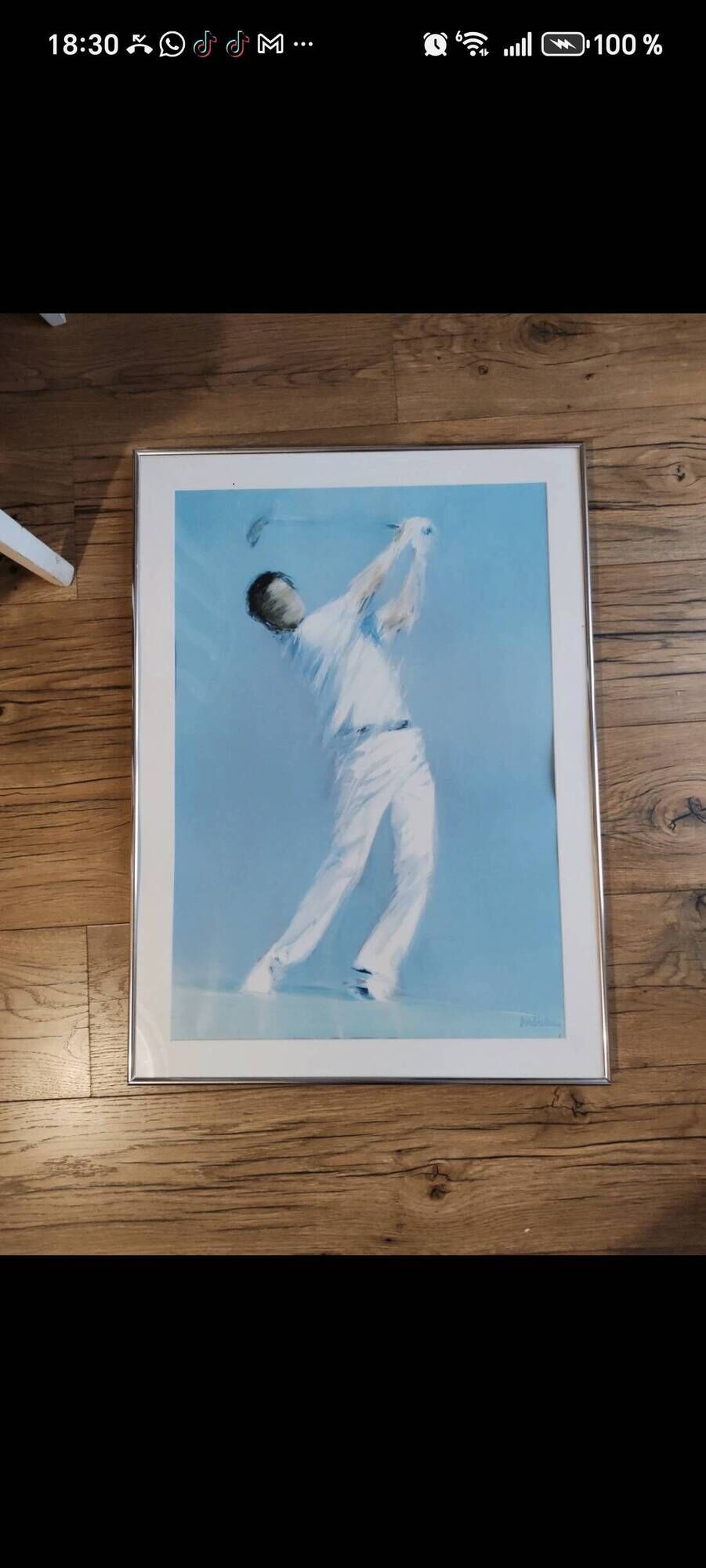Tableau the golfer from Doutreleau