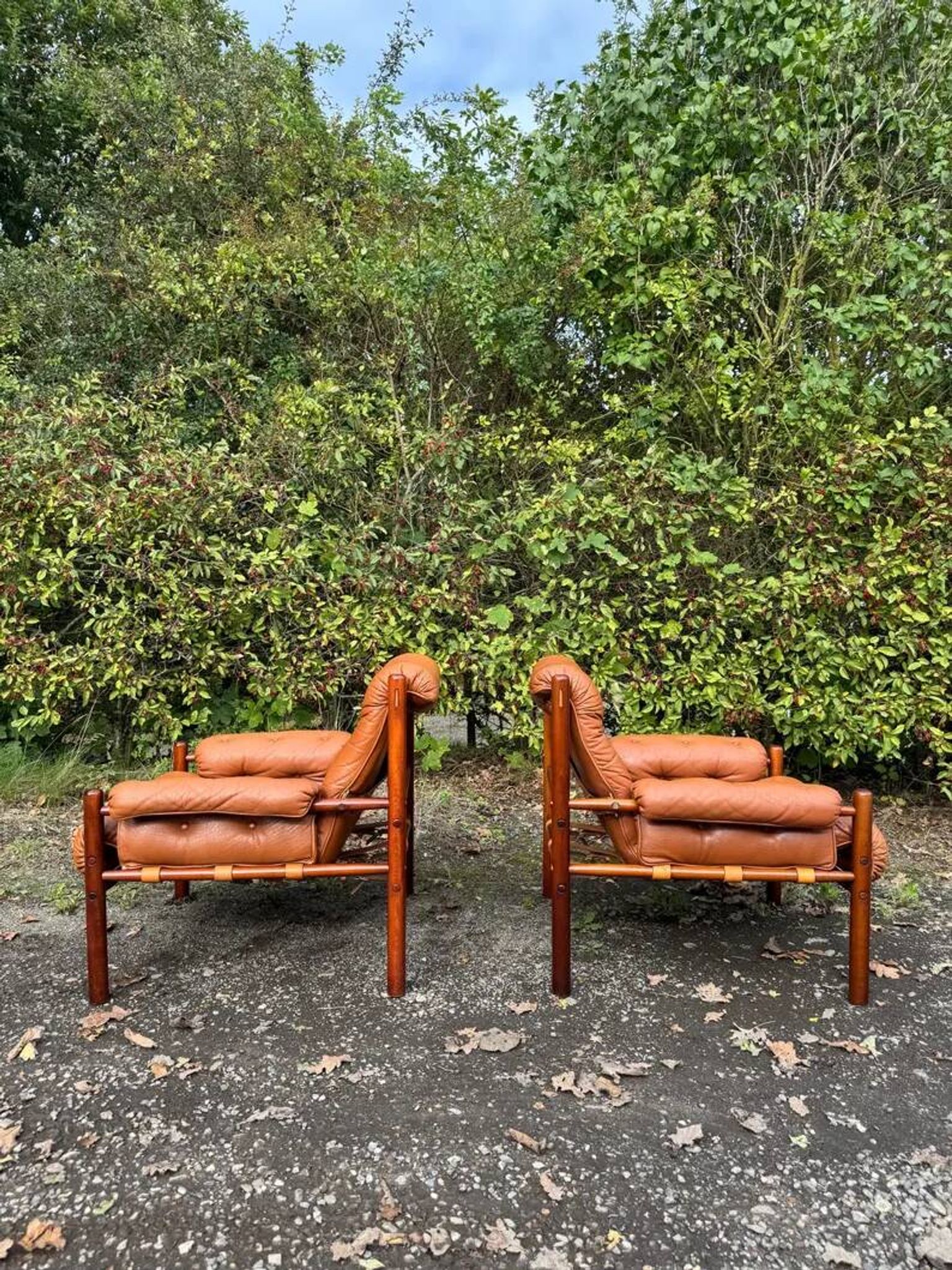 Pair of lounge chairs "Dickie" by Arne Norell – Sweden, 1970s