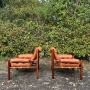 Pair of lounge chairs "Dickie" by Arne Norell – Sweden, 1970s