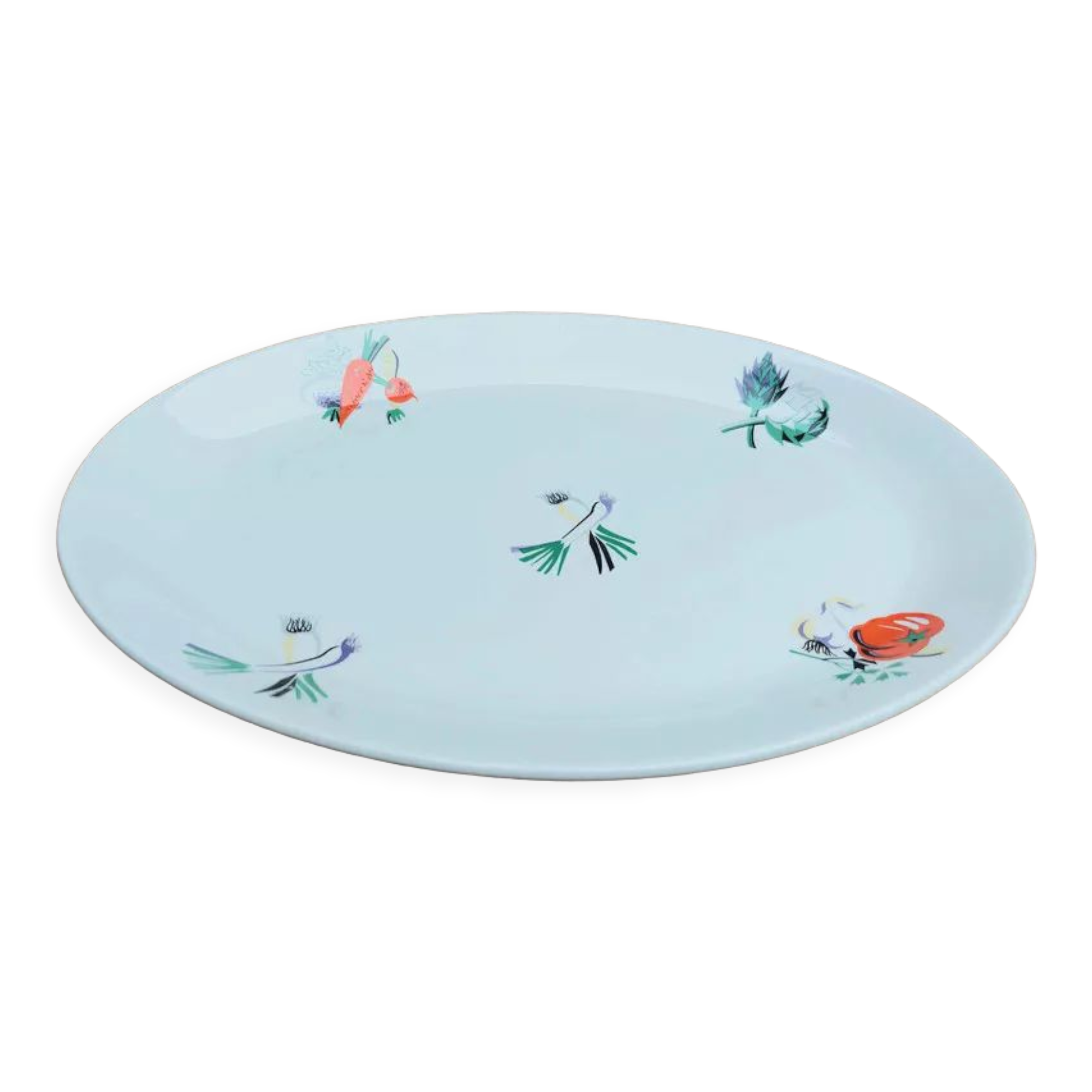 Lunéville Badonviller vegetable serving tray