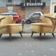 1/2 chairs cocktail Scandinavian vintage 50/60s restored