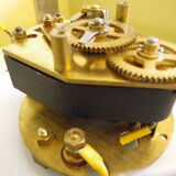 1970 Decoration Shine Receiver Clock with porcelain rose window