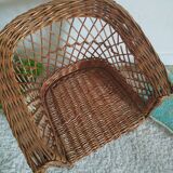 Vintage wicker child chair