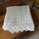 Dessus de lit ancien en crochet