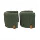 Pair of Italian Design Bouclè Armchairs