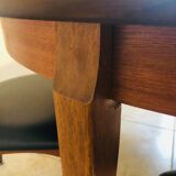 Scandinavian dining table, expandable in teak circa 60