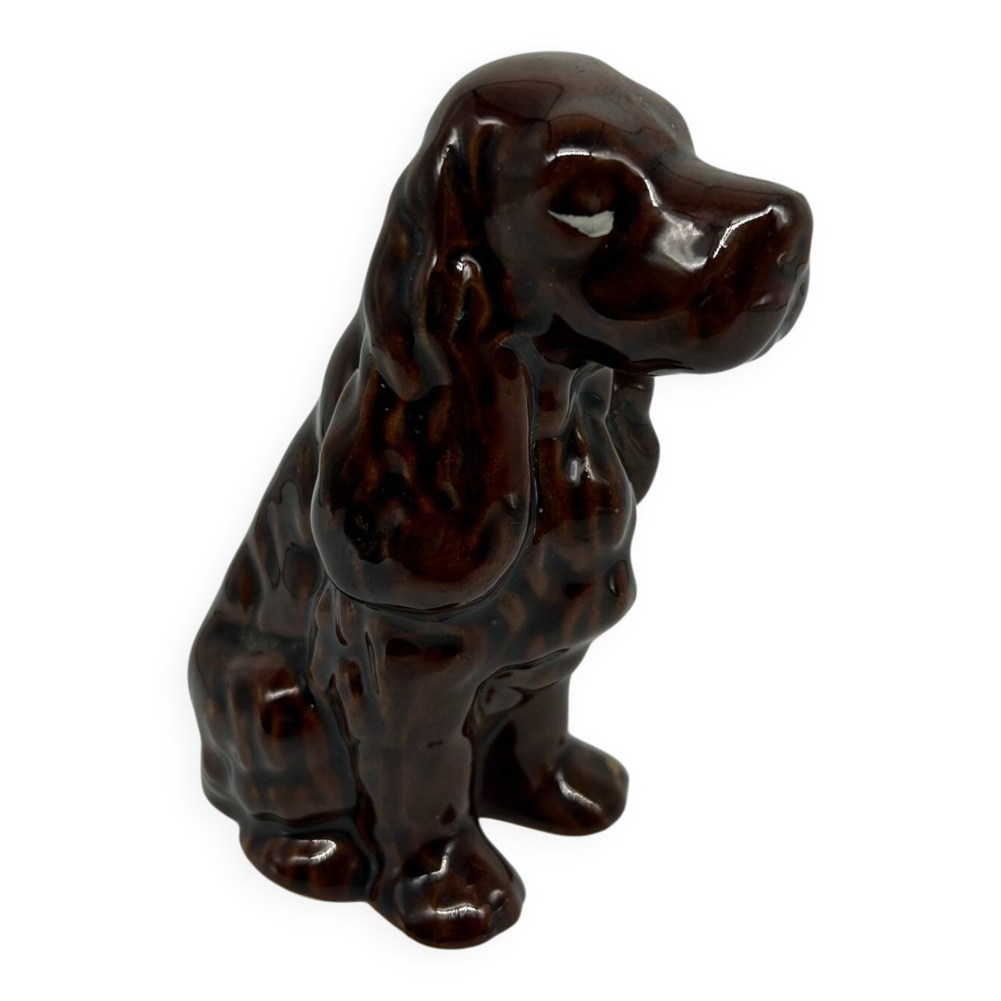 vintage ceramic cocker spaniel dog