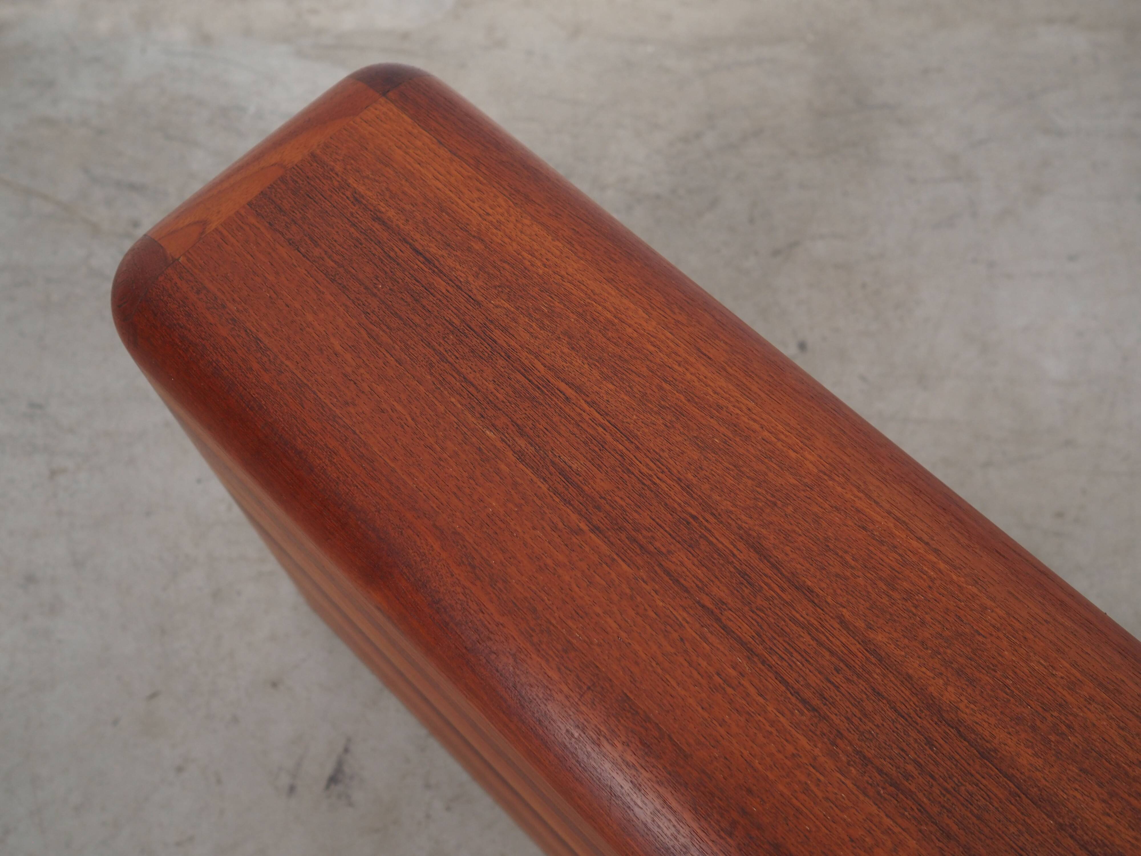 Teak newspaper holder, Danish design, 1970s, production: Denmark