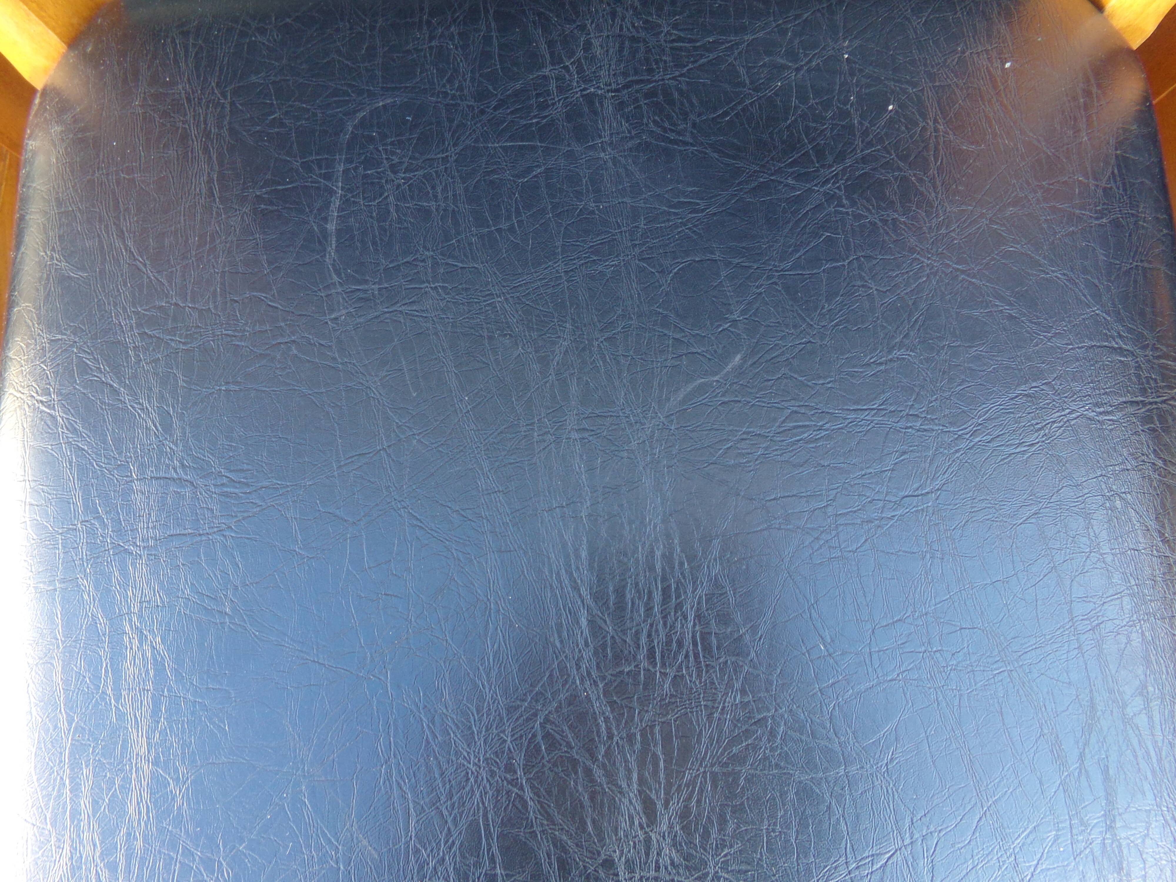 4 chairs baumann imitation black leather