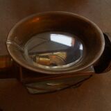 Pair of brass 1900 wall light