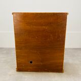 Rattan chest of drawers 60s