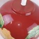 Ceramic lamp Louis Drimmer Red with Althea Vintage