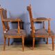 Pair of stained beech armchairs, Louis XVI style – 1950