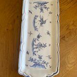 Plat à gâteau faïence 1930