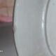 2 antique plates in opaque porcelain from Gien