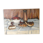 Painting, oil on canvas, still life, Middle twentieth