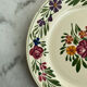 Floral plate - Sarreguemines Rusticana