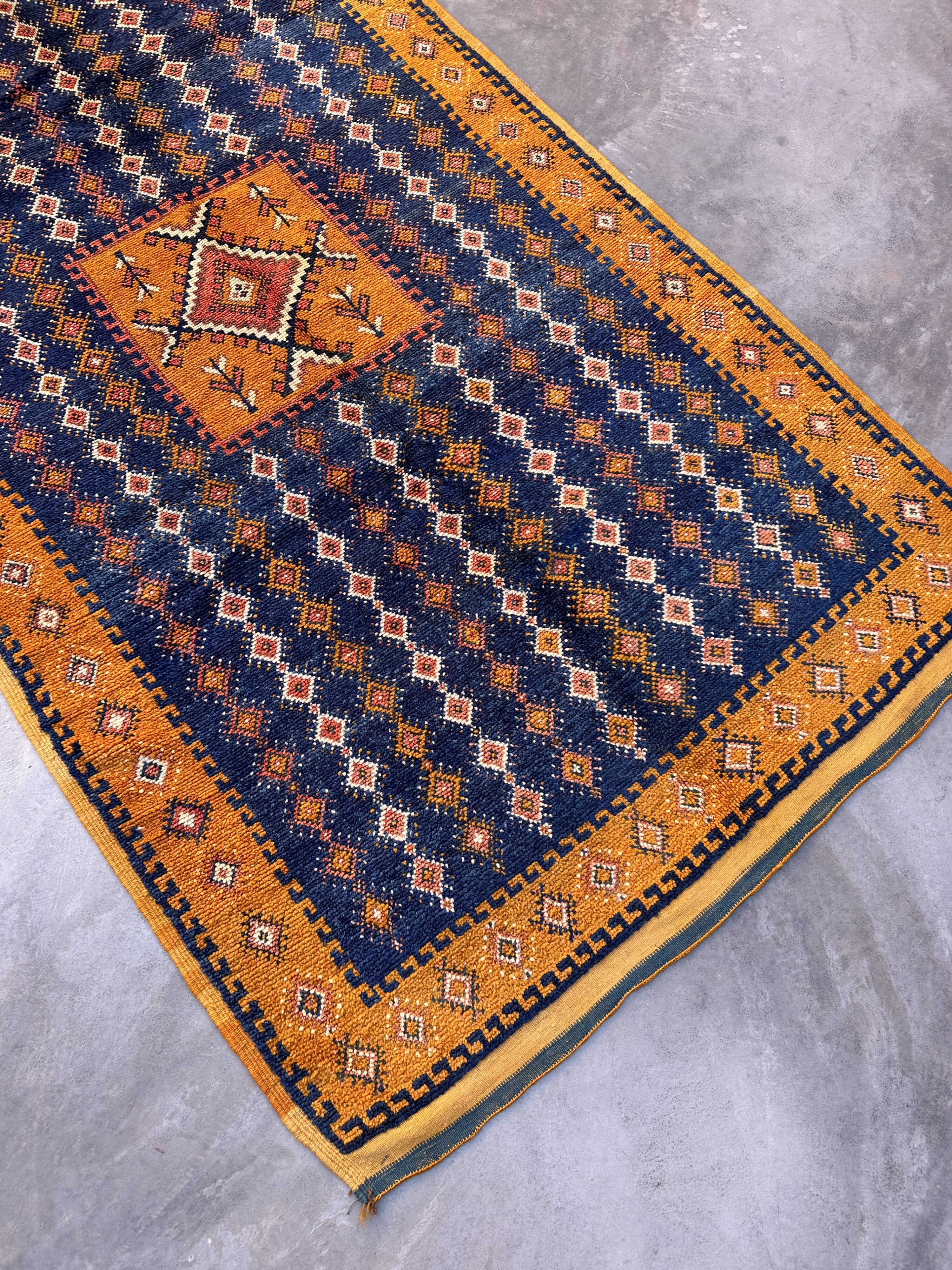 Colorful Taznakht Moroccan rug - 259 x 144 cm