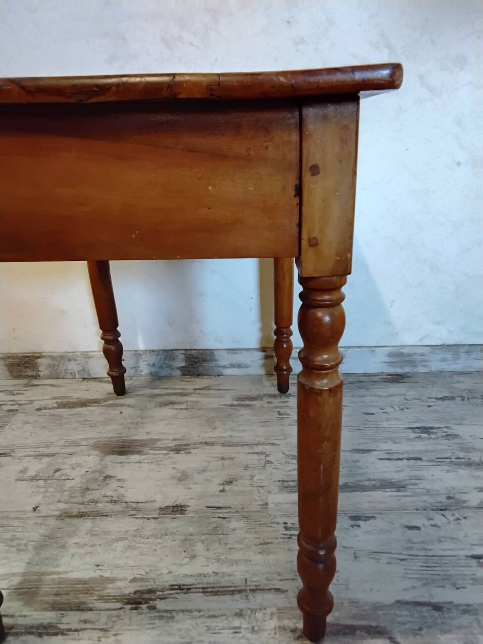Old wooden table