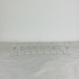9 Baccarat liqueur glasses, Renaissance model