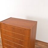 Mid-Century Danish Teak Chest of Drawers, 1960s