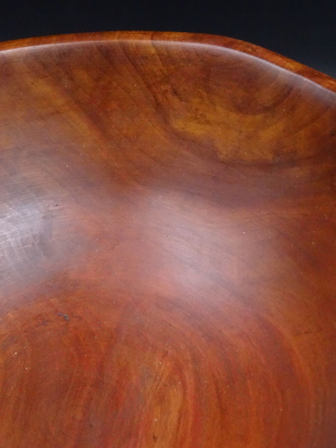 Coupe en bois objet déco et vintage des années 1970