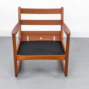 Senator Rocking Chair in Teak by Ole Wanscher for Cado, 1974