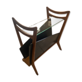 Porte-revue design en hêtre 1980s