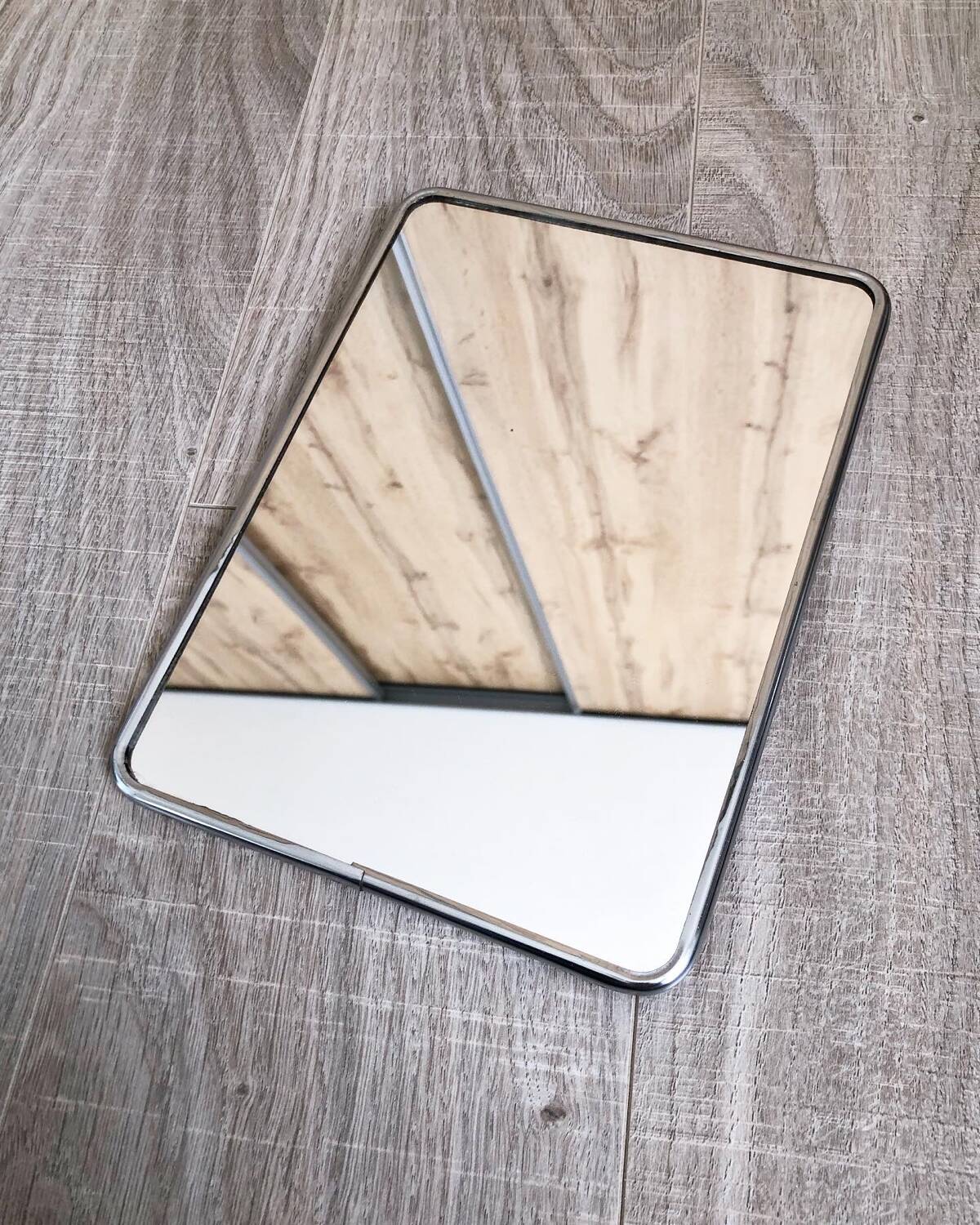 Vintage barber mirror