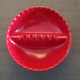 Red Melamine Ashtray Willert Home - USA- 1970s