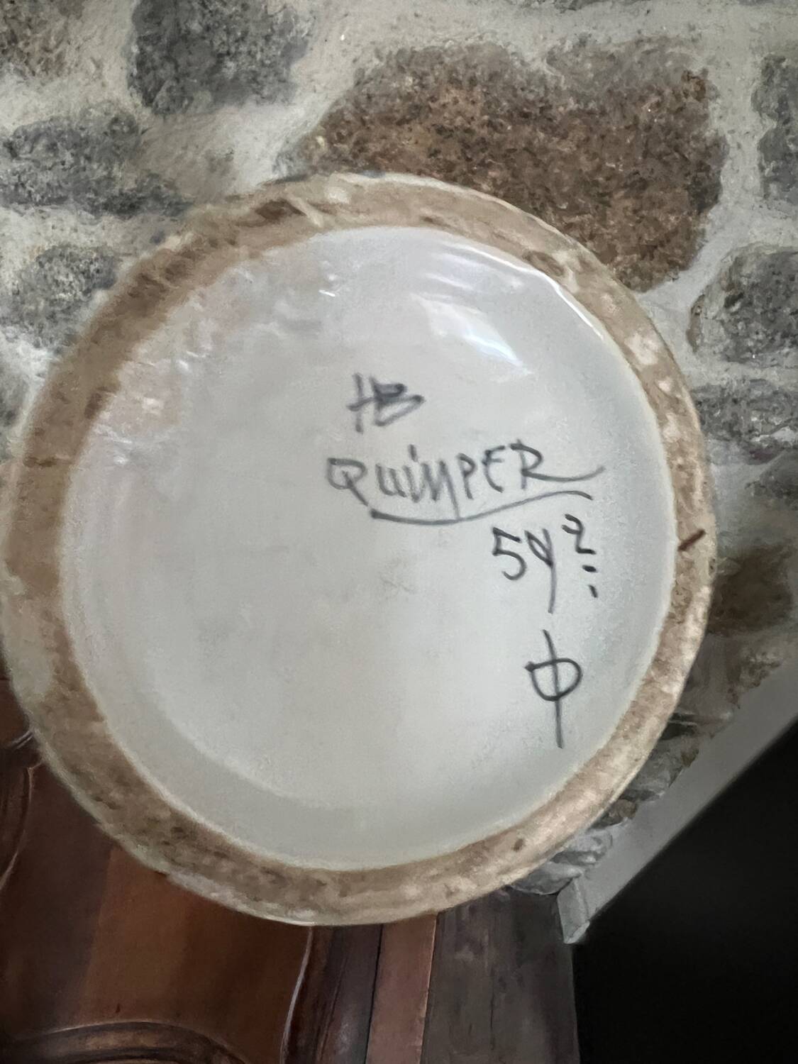 Henriot Quimper ewer