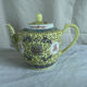 Chinese porcelain teapot with floral pattern