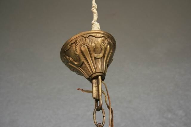 Chandelier bronze 8 branches