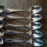 10 spoons ercuis trianon silver metal