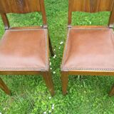 4 Art-deco Circa Chairs 1940