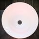 Abat jour grand abat jour tulipe cône opaline blanche vintage lampe mazda 1960 tbe