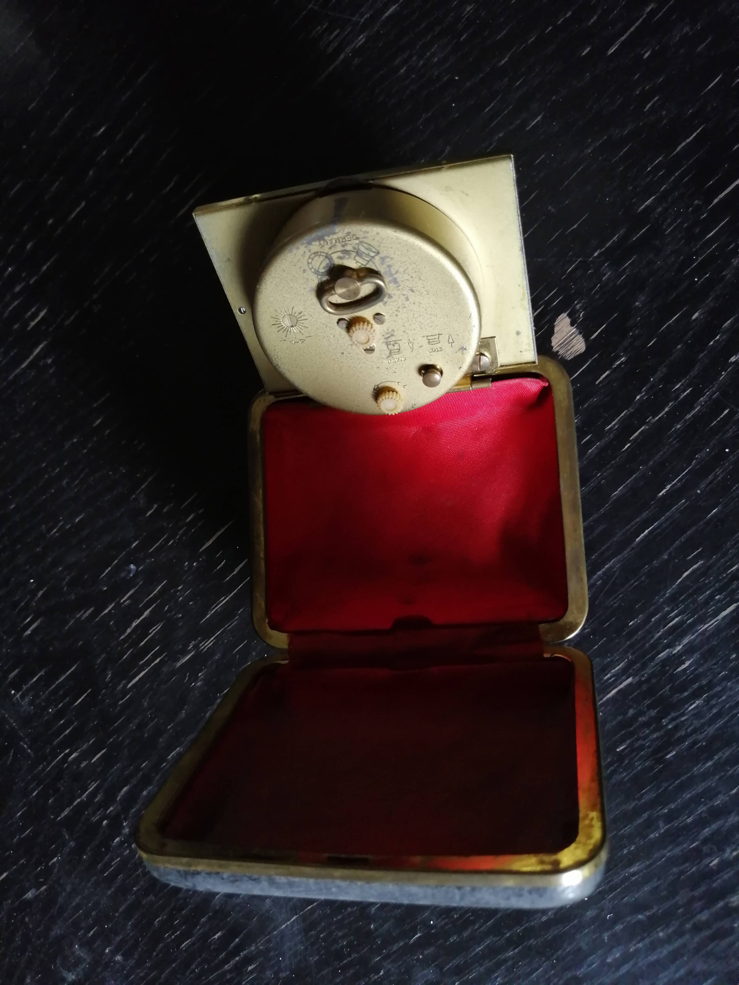 Lancel vintage travel alarm clock